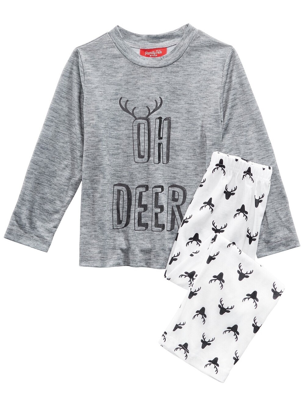 Family Pajamas Toddlers Matching Oh Deer Pajama Set 2 Piece Size 8